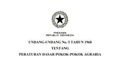 Ringkasan Penting Undang-Undang Agraria
